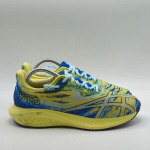 ASICS Noosa Tri 15 Running Shoes Mens Size 7 Yellow Blue Tie Dye 1014A311